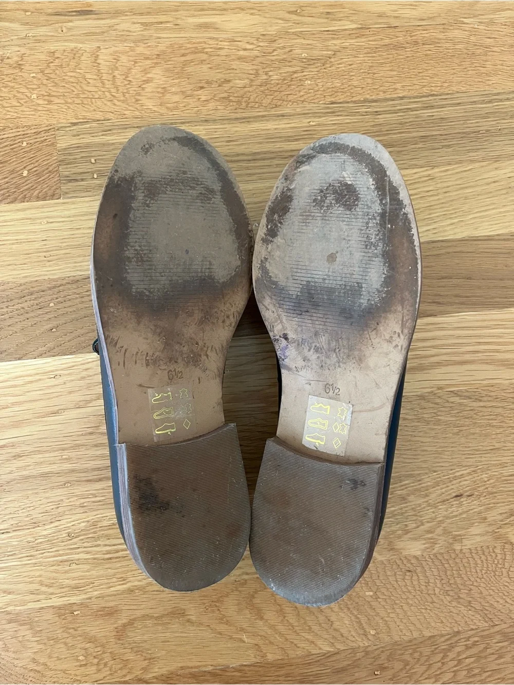Madewell Women’s Black Leather Penny Loafers 6.5